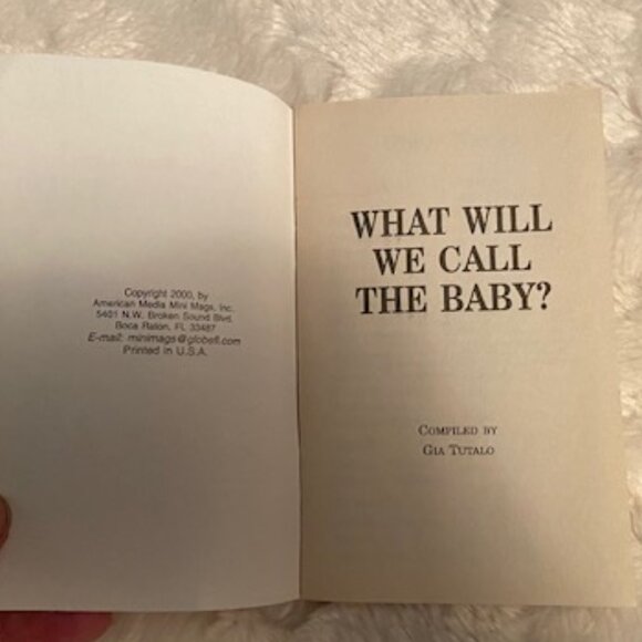 The Very Best Baby Names Book and What Will We Call the Baby Vintage Baby Books - Picture 7 of 10